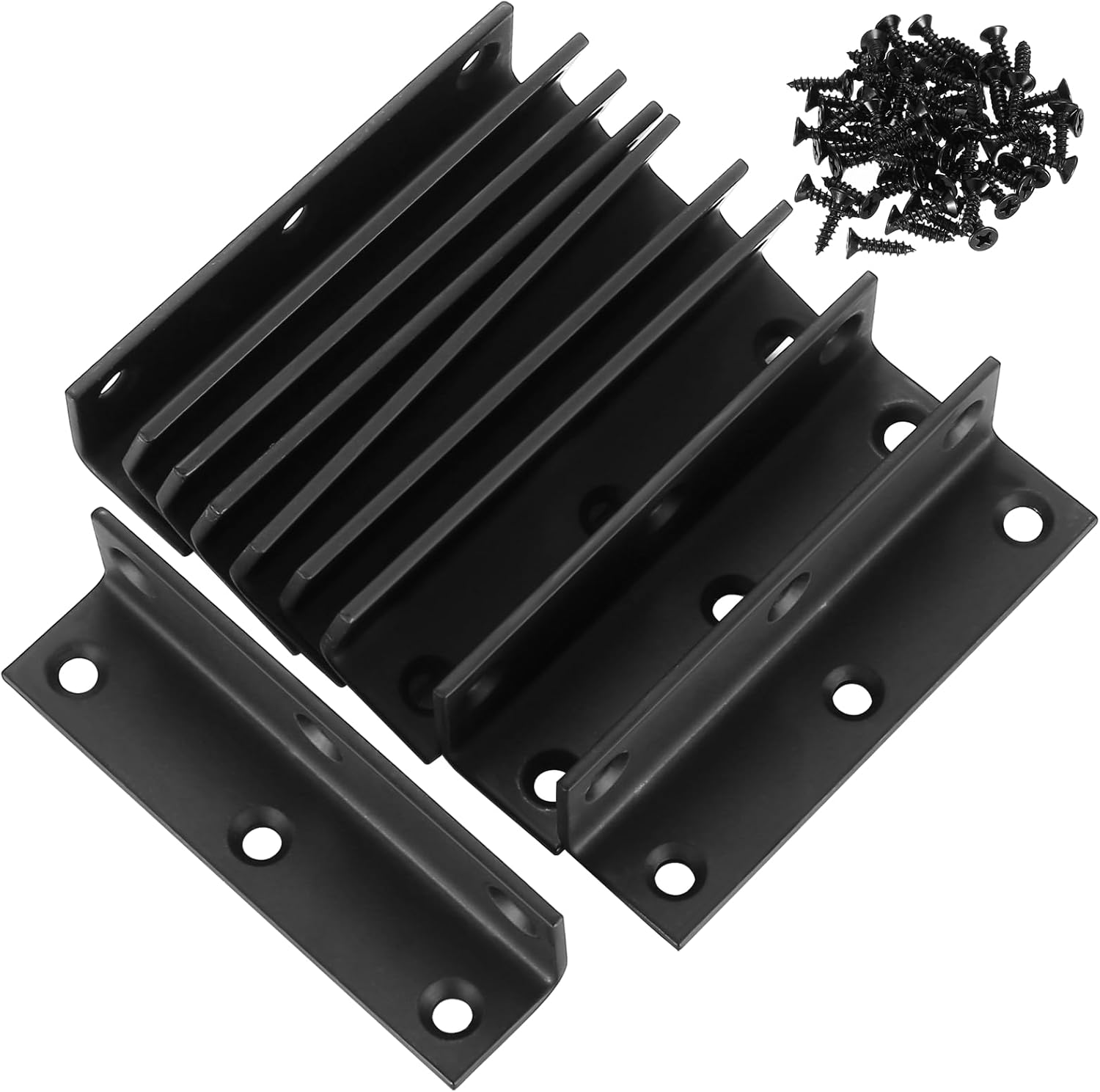Connecteur à Angle Droit en L, Lot de 10. Supports d'Angle en Métal, 90 ...