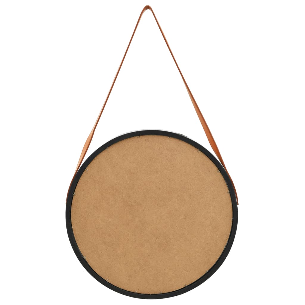 Miroir mural avec sangle noire 50 cm- COMFORTXL - 5