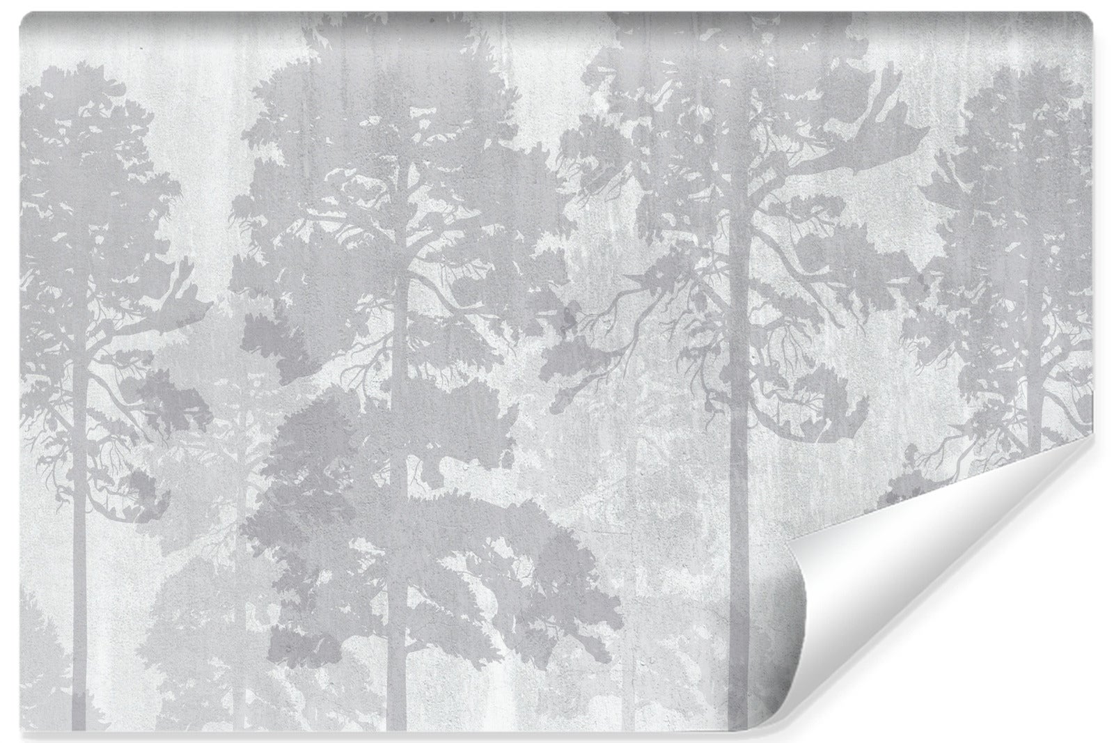 Papel pintado fotográfico no tejido para dormitorio árboles en la niebla 180cm x 120cm