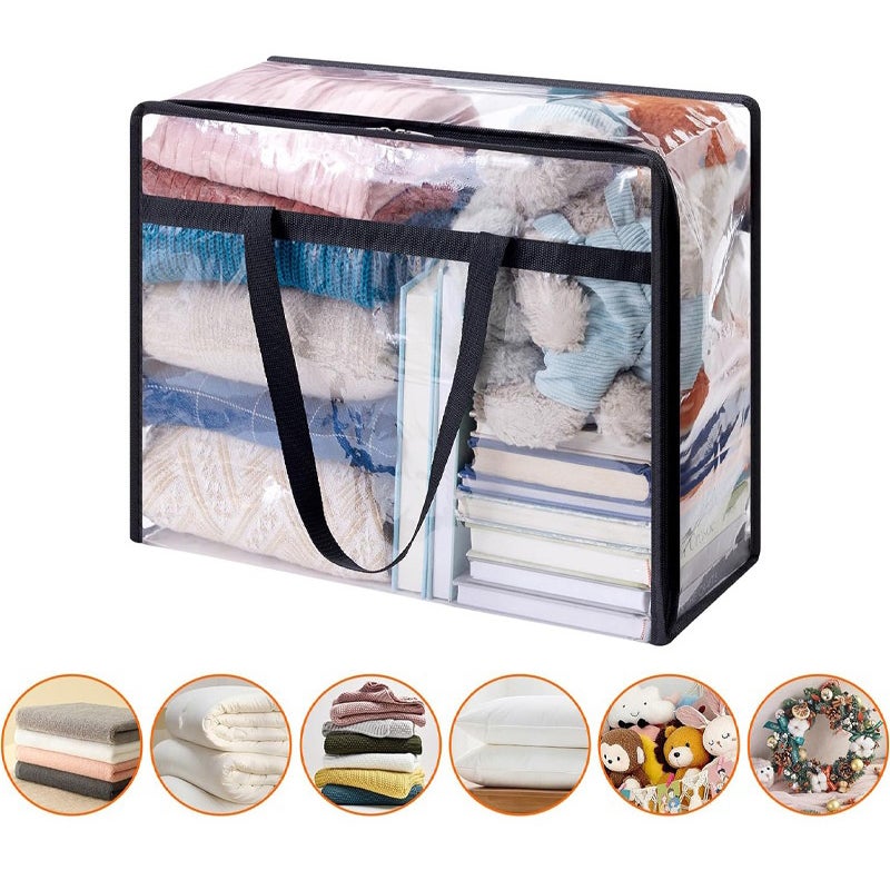 QWINERN sac de rangement pliable de 90 litres, sac de rangement en PVC ...