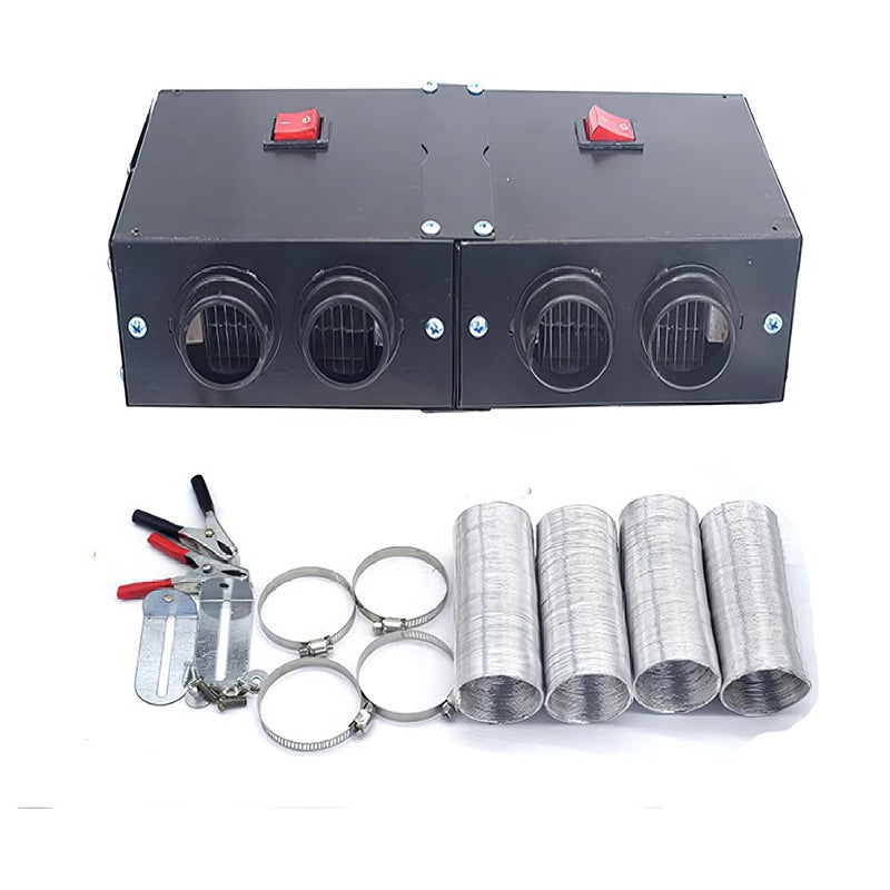 Zestaw do ogrzewania samochodu, szybki wentylator nagrzewający, wydajny odmrażacz przedniej szyby samochodu, odmrażacz zimowy 24 V 500 W