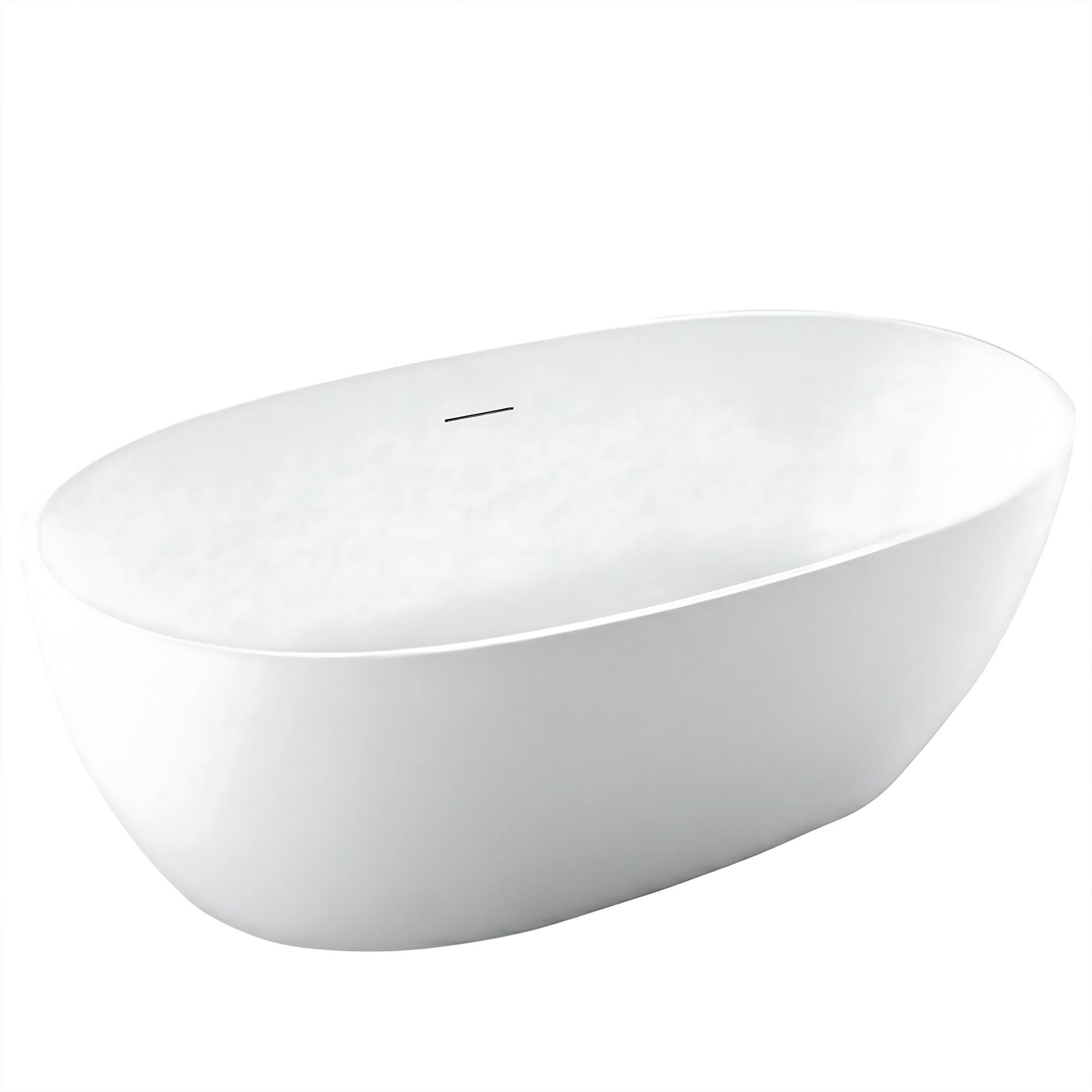 Baignoire Autoportante Rea Roma 170 cm Capuchon Noir 170x75x59,5 cm