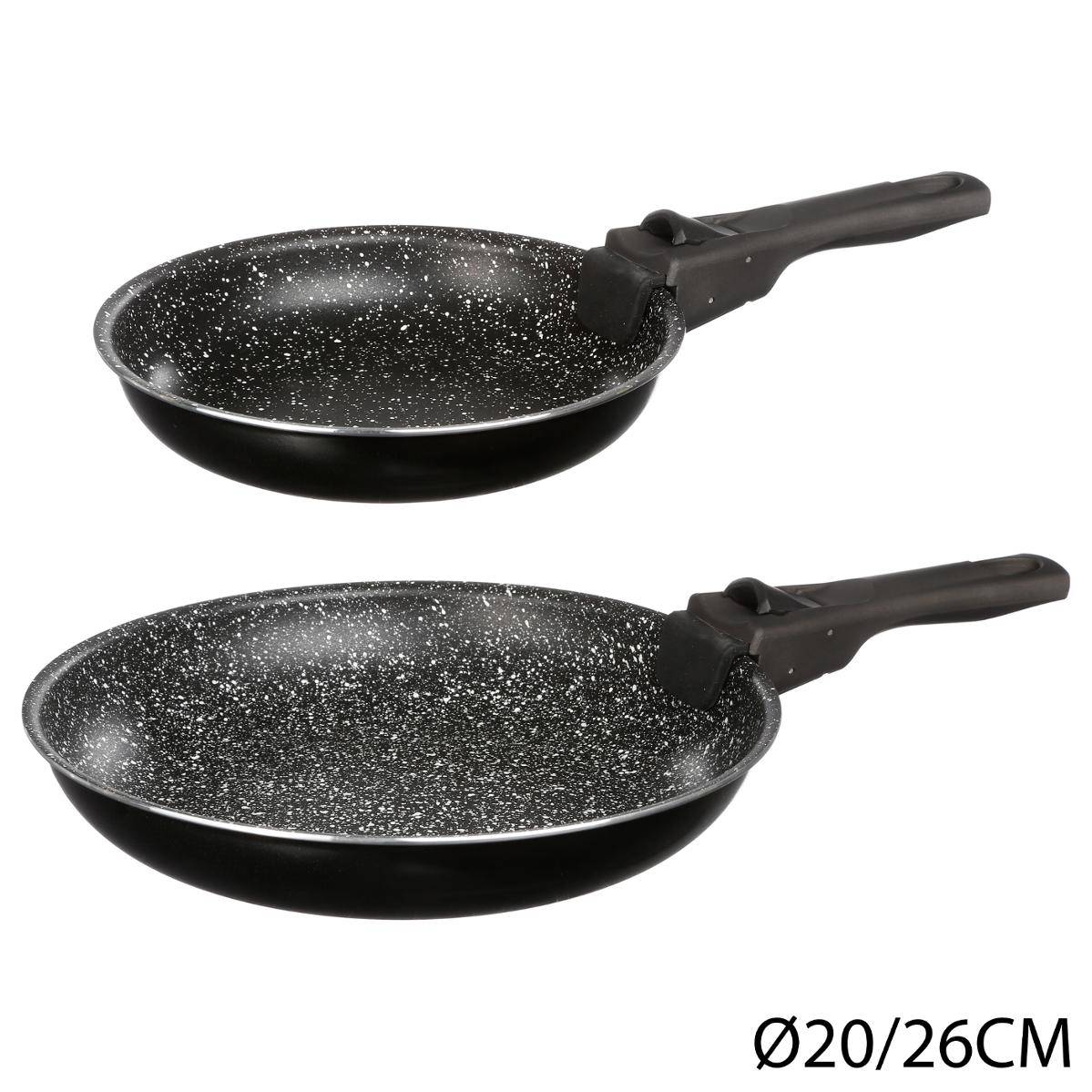 Bistecchiera grill stone con manico estraibile