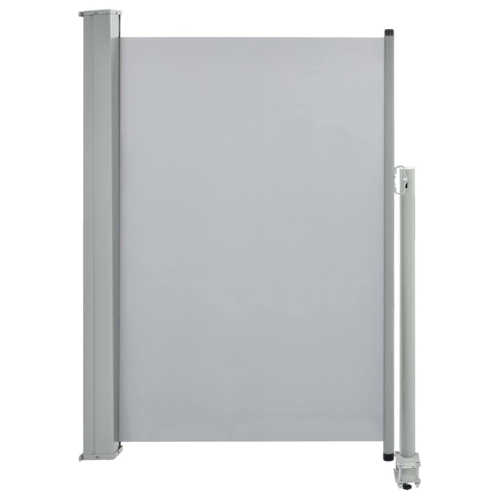 Toldo parasol | toldo lateral retráctil para patio 120x300 cm gris cfw310778