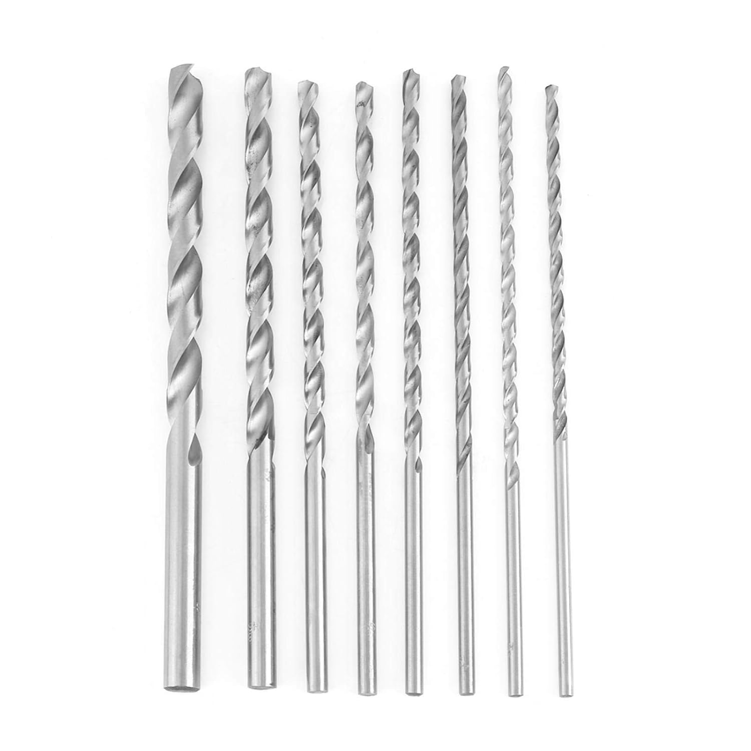 Juego De Broca De Perforación De Alta Velocidad: Brocas De Perforación De Torcedura De Cobalto HSS De Para Acero Inoxidable De Metal Duro Con Vástago Recto, Juego De Perforación De Aleación 1