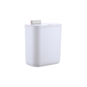 Piccola pattumiera da cucina con coperchio, Cestino per compost da banco cucina, Cestino per rifiuti per animali domestici da esterno Inodore, Cestino per rifiuti da bagno appeso, Mini cestino per
