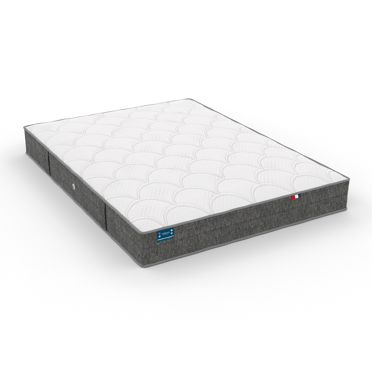 Matelas FDM NKE0125FM19 80x200 Cm – Mousse HR Haute Résilience – 7 Zones – Housse Amovible Hypoallergénique – Pour Allergiques