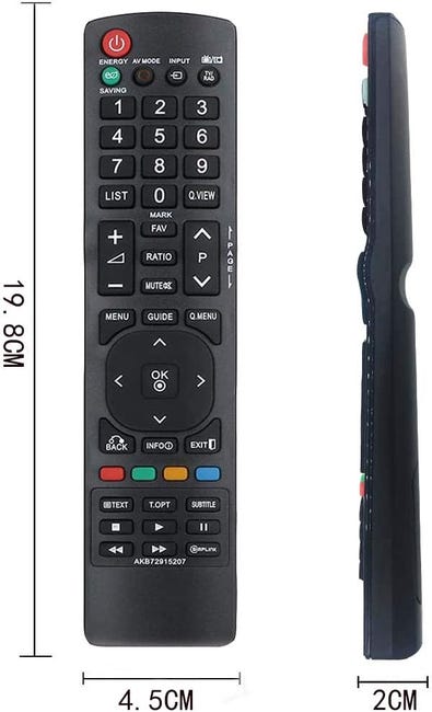 RemotesReplaced Telecomando compatibile con LG 37LK450 RemotesReplaced Telecomando compatibile con LG 37LK450