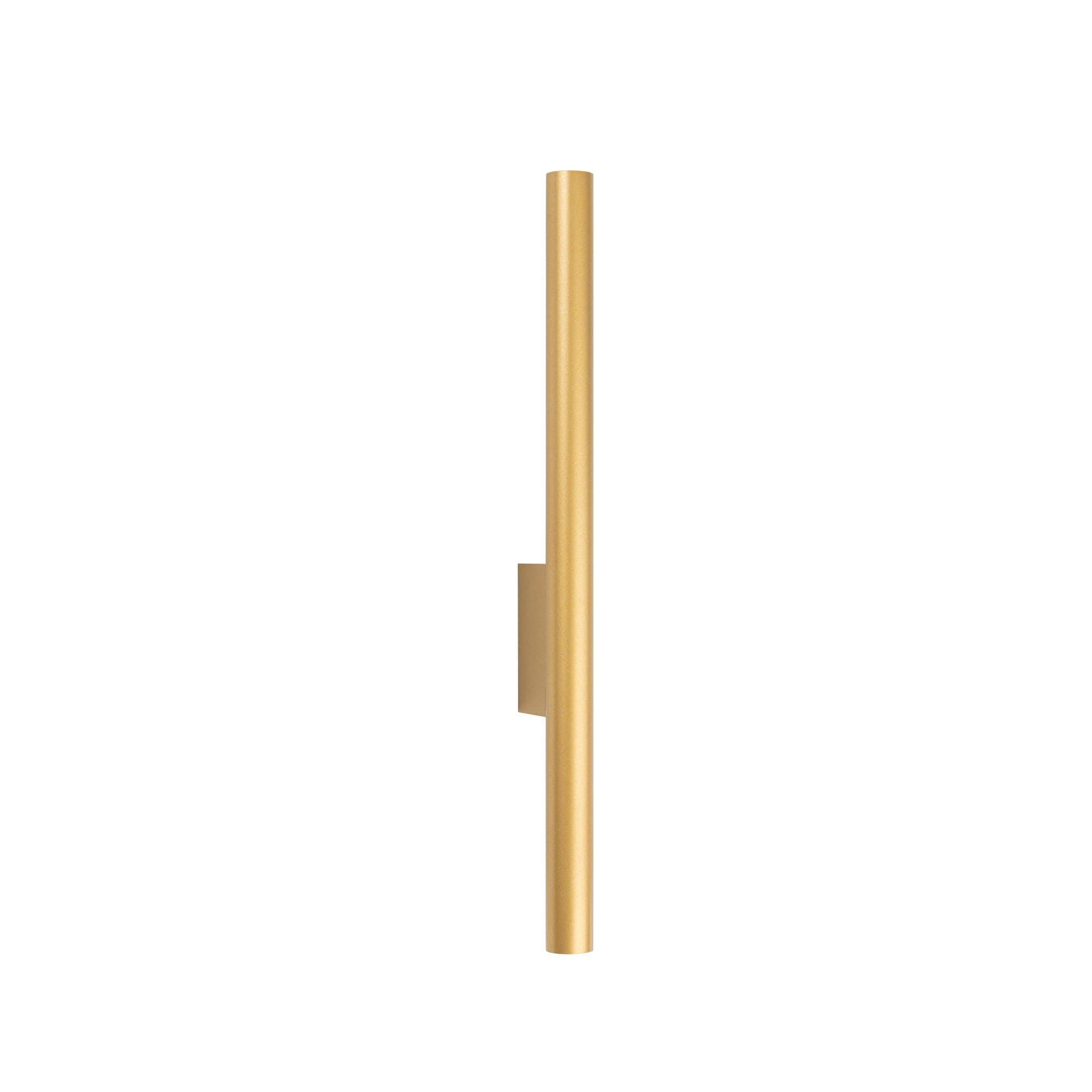 Kinkiet ścienny Laser mosiądz-złoty 2xG9x10W długa tuba wym: 40 x 2,5 cm metal IP20 Nowodvorski Lighting