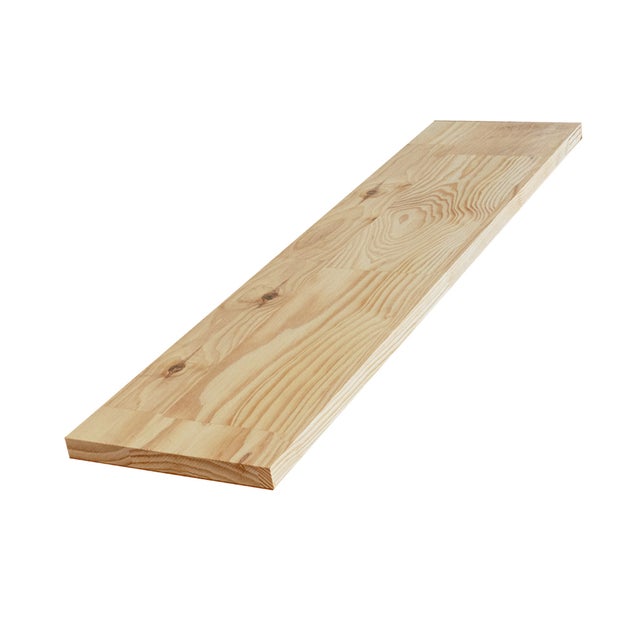 Tablette Pin Rustique bois massif, L.80 x l.20 cm x Ep.22 mm