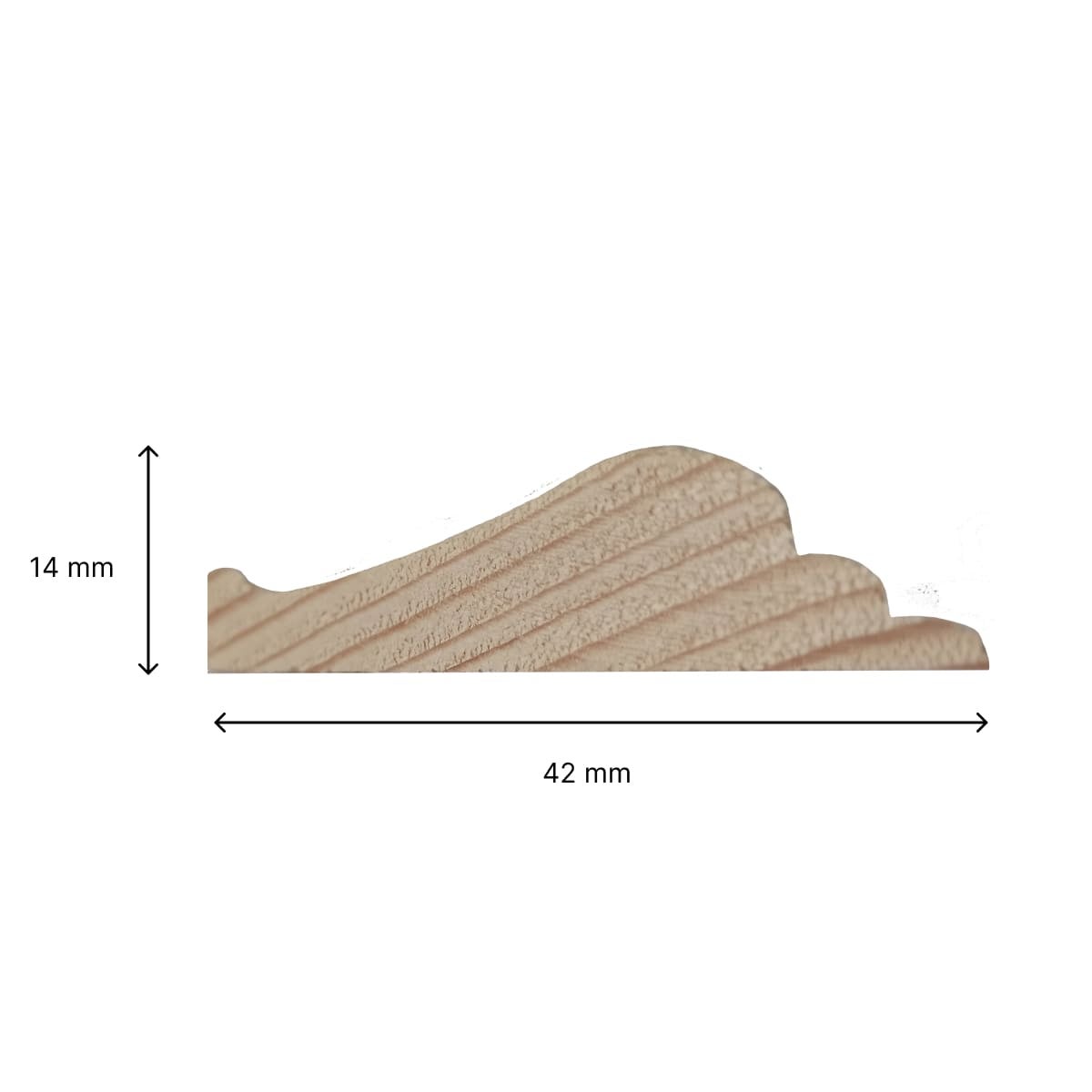 Nordlinger Pro Kit Moulures – 790536 – Bois naturel FSC 100% – 2,6 à 4 m – Habillage mural - 9