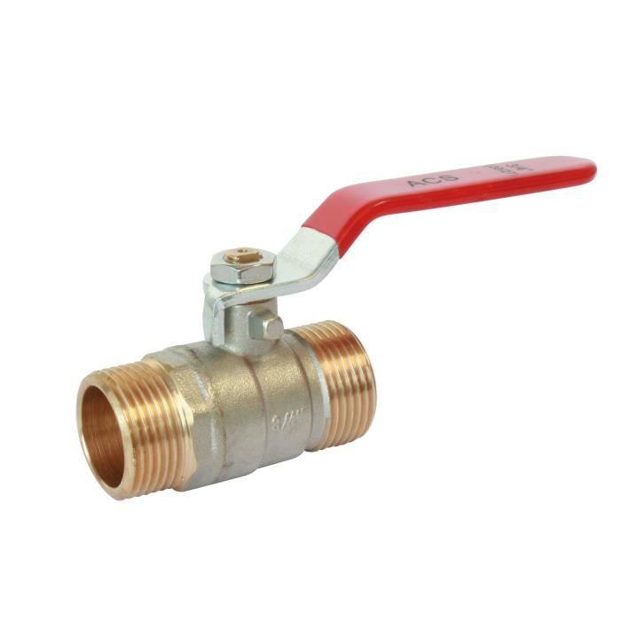 Vanne à sphère Double Mâle 3/4