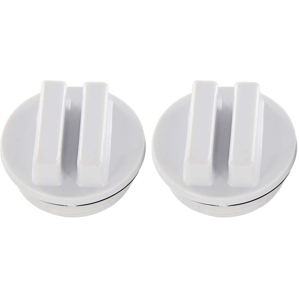 Kit 2 Bouchons D'hivernage Pour Piscine - Résistants Au Gel, étanches, Avec Joints, Pour Fermeture Hivernale Simple Et Rapide