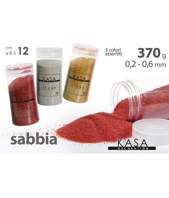 Sabbia Colorata Fine 0,4-0,7 Mm - 2 Kg, Colore Rosso Amore - Foto 4