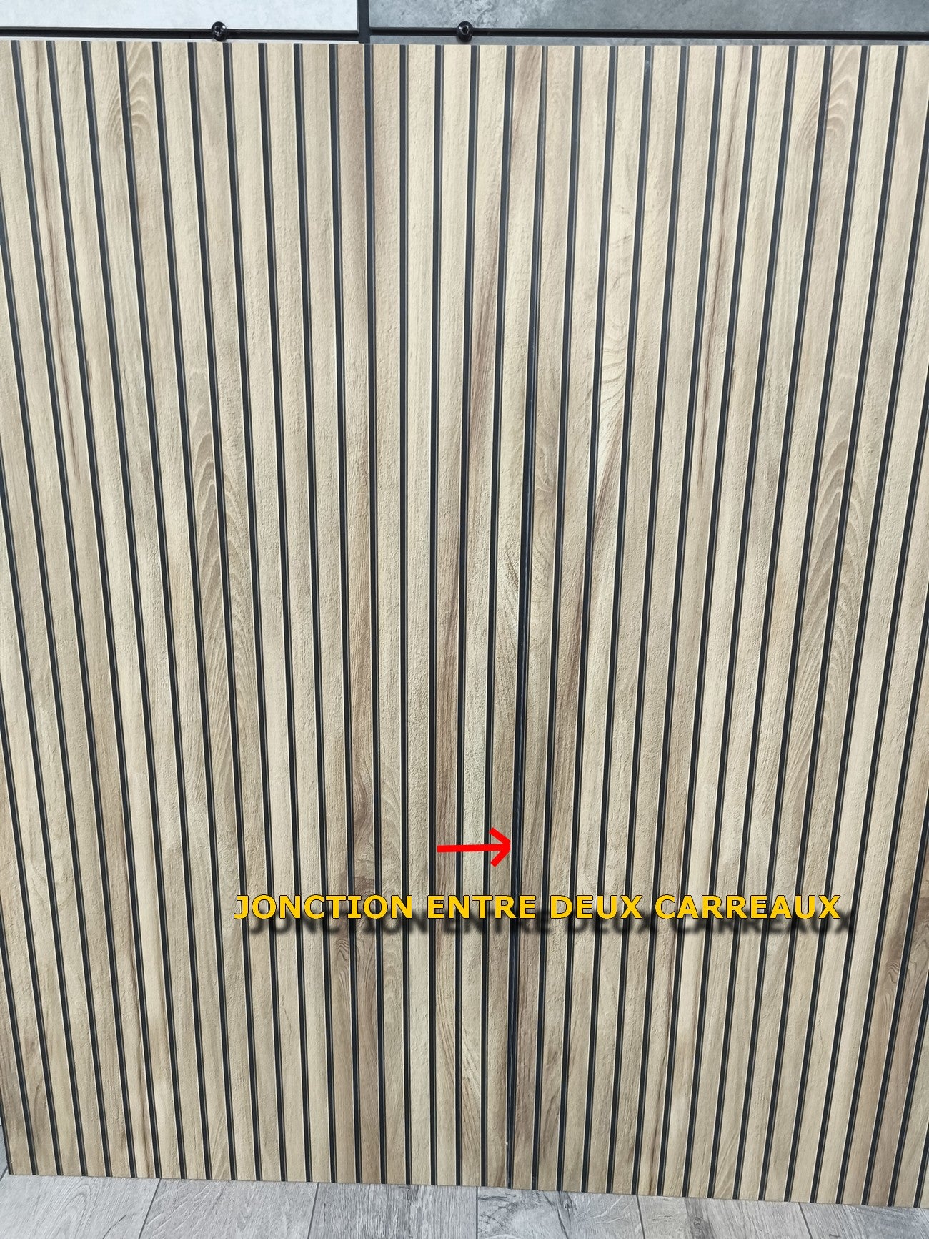Carrelage sol/mur effet bois mat lisse LINEAR WOOD BEIGE L.120 x l.60cm - 4