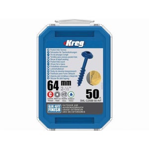 Kreg Sml-c125b-100 Tornillos De Bolsillo Resistentes A La 1