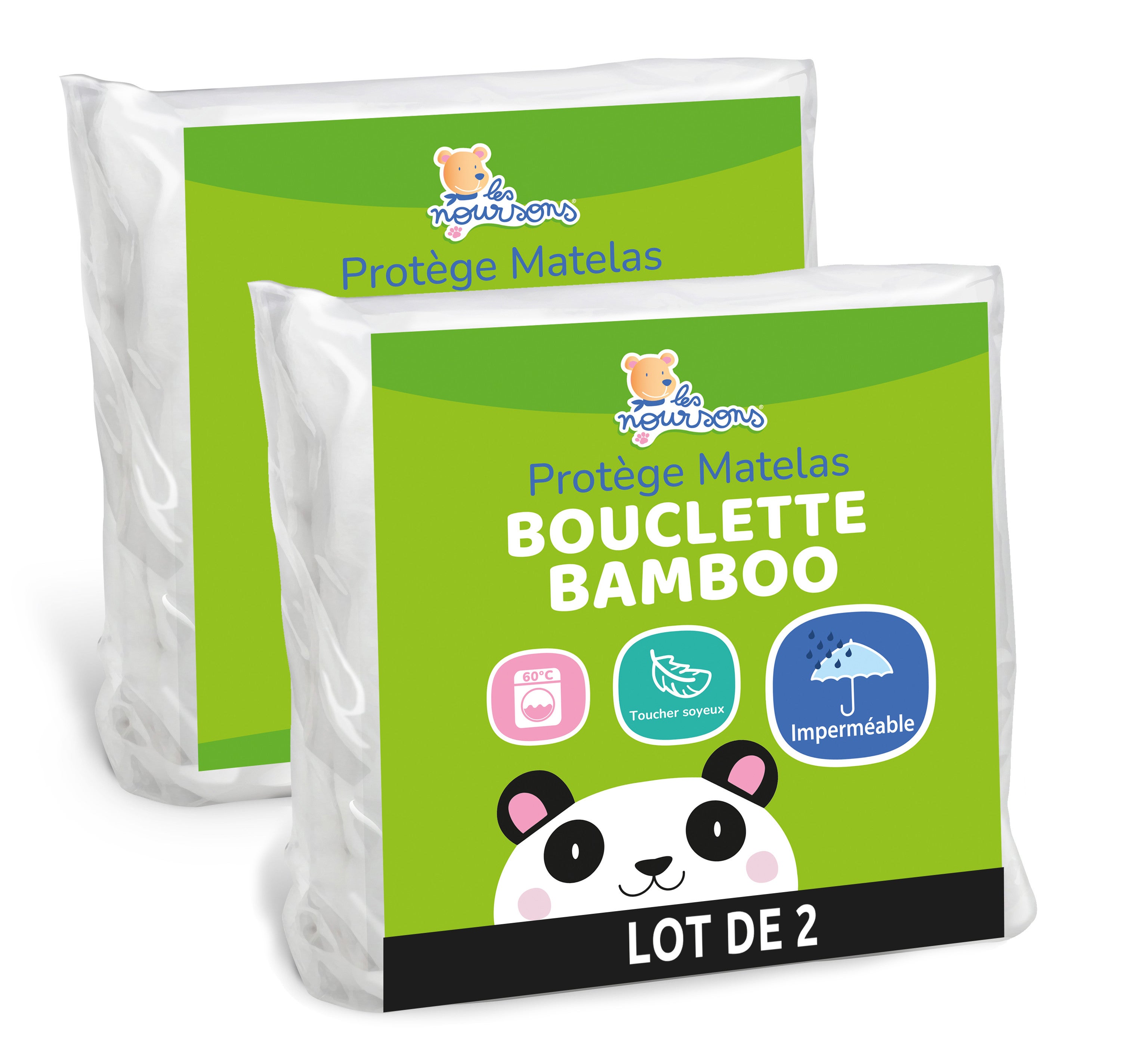 Protège-matelas Imperméable 60x120 Cm - Lavable Machine - Respirant Et Certifié Oeko-Tex