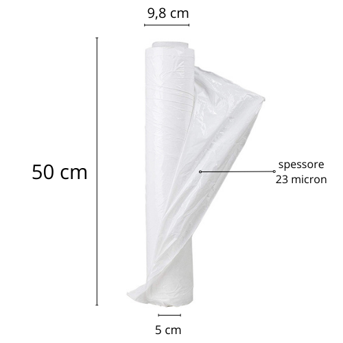 Pellicola Pallet 50x300m Film Estensibile Per Pallet E Valigie - 3 Rotoli 50 Cm X 300 M Trasparente Film Imballaggio Trasparente - Foto 2