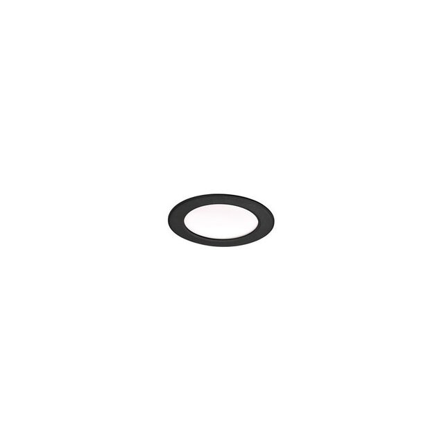 Spot LED encastré Flat-ISO 13 - Recouvrable - 13W - 3000/4000K - Rond - Plastique - Noir