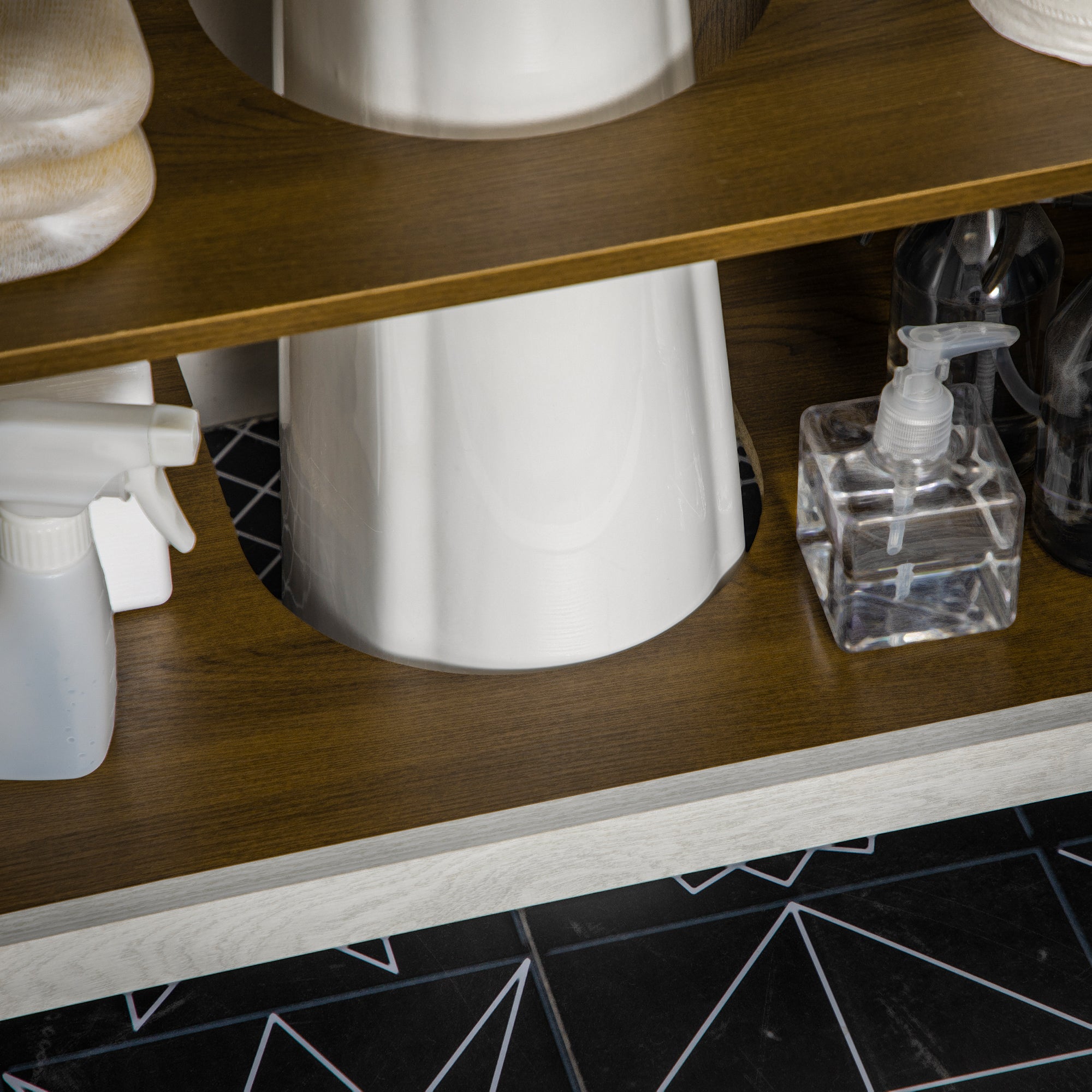 Meuble sous-vasque panneaux de particules KLEANKIN - 8