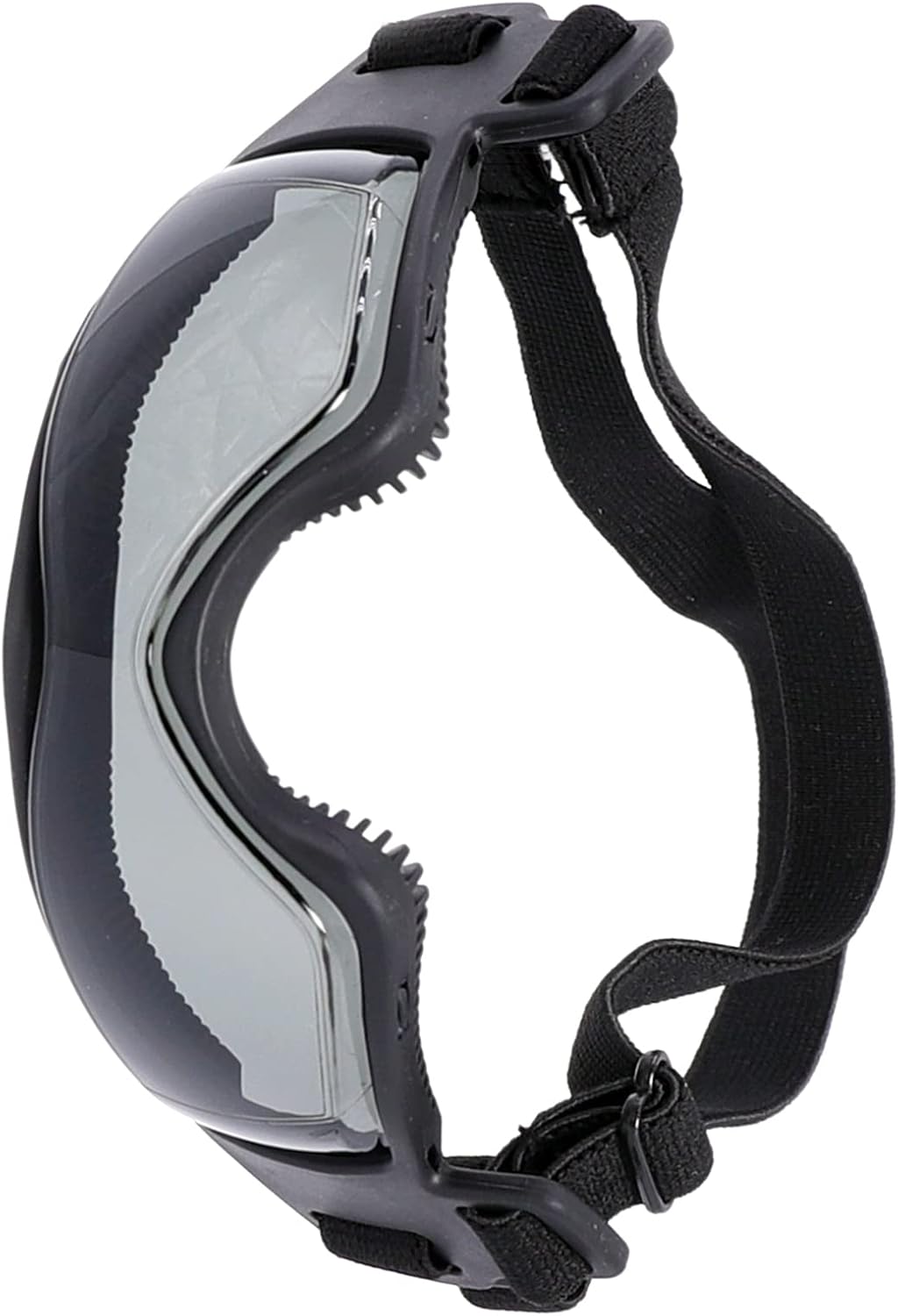 Lunettes de soleil avec protection UV et sangle réglable pour animal domestique - Coupe-vent et neige - Protection des yeux des chiots (noir) - 2