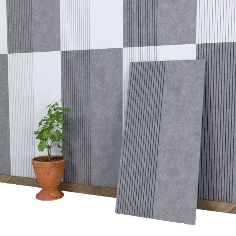 LEDANDER 6 paneles acústicos decorativos y absorbentes autoadhesivos para reducción de ruido y eliminación de eco, blanco puro (30 x 60 cm x 9 mm) - 5