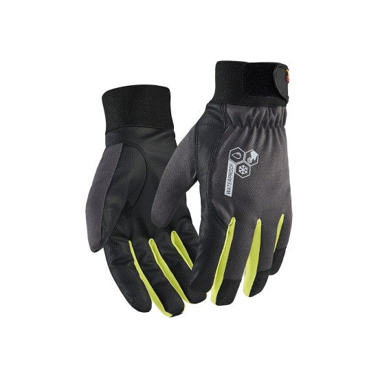 Gants Cyclisme Sikma Softshell Doublés Polaire - Écran Tactile Impermeables Mi-Saison Hiver