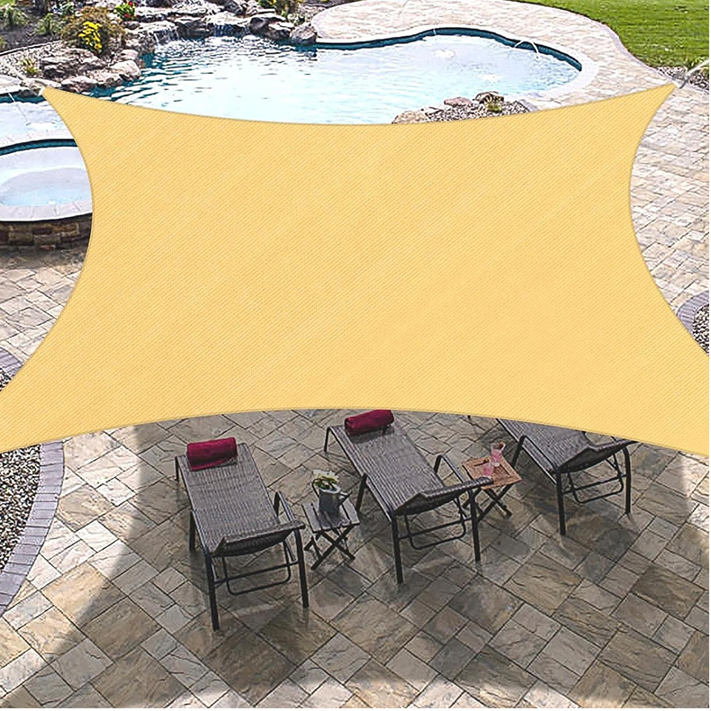 Tenda Parasole Triangolare 3,6m X 3,6m X 3,6m | Vela Ombreggiante Impermeabile HDPE, Protezione UV 95% Per Giardino E Terrazzo