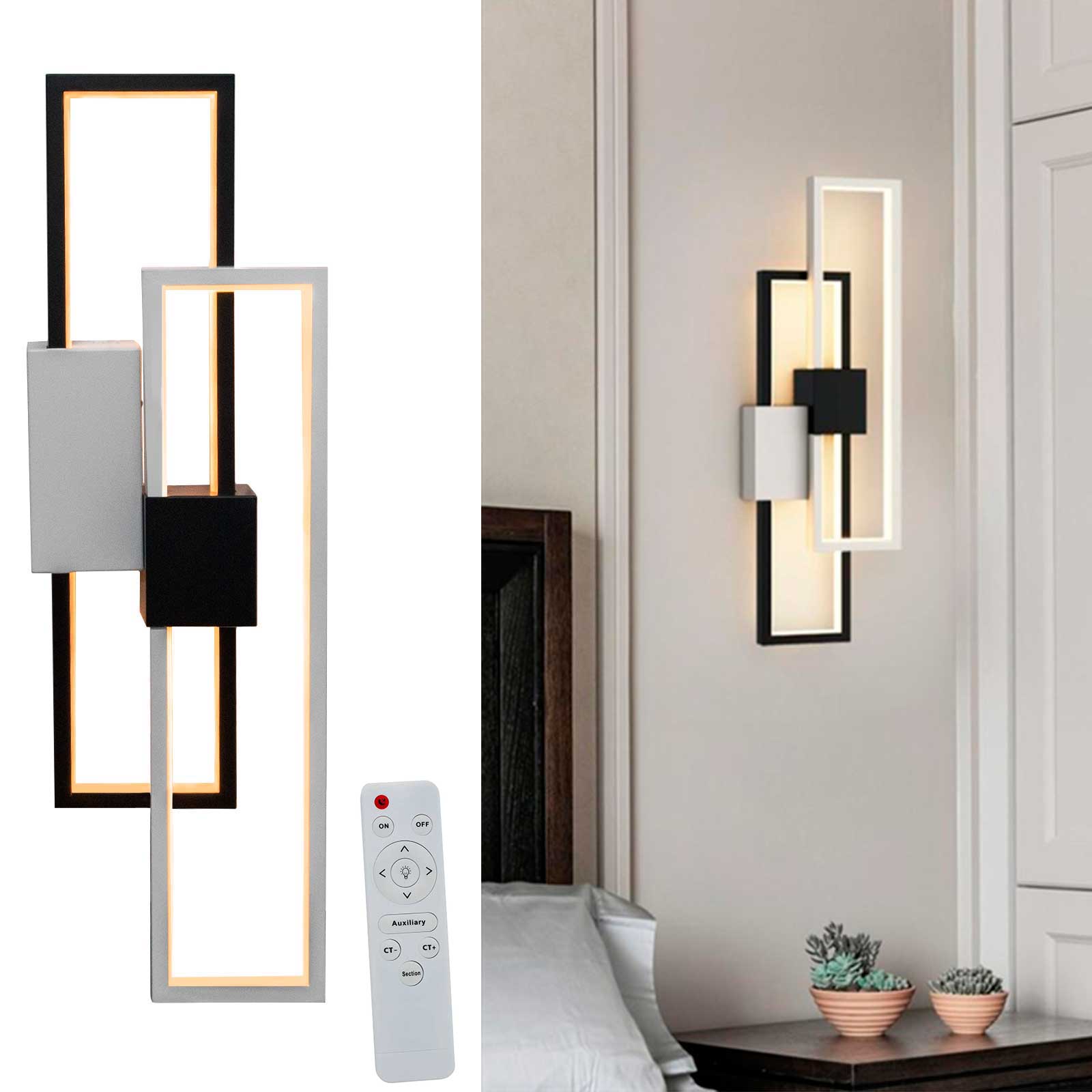 Lampada Da Lettura A Parete LED 1W/3W – Braccio Flessibile, Luce Calda 3000K, Per Comodino, Camera E Studio, Nera