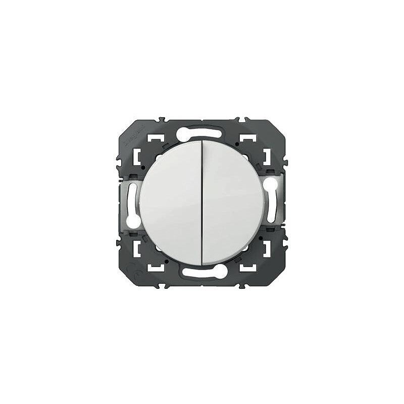 Double bouton poussoir Dooxie blanc - 4