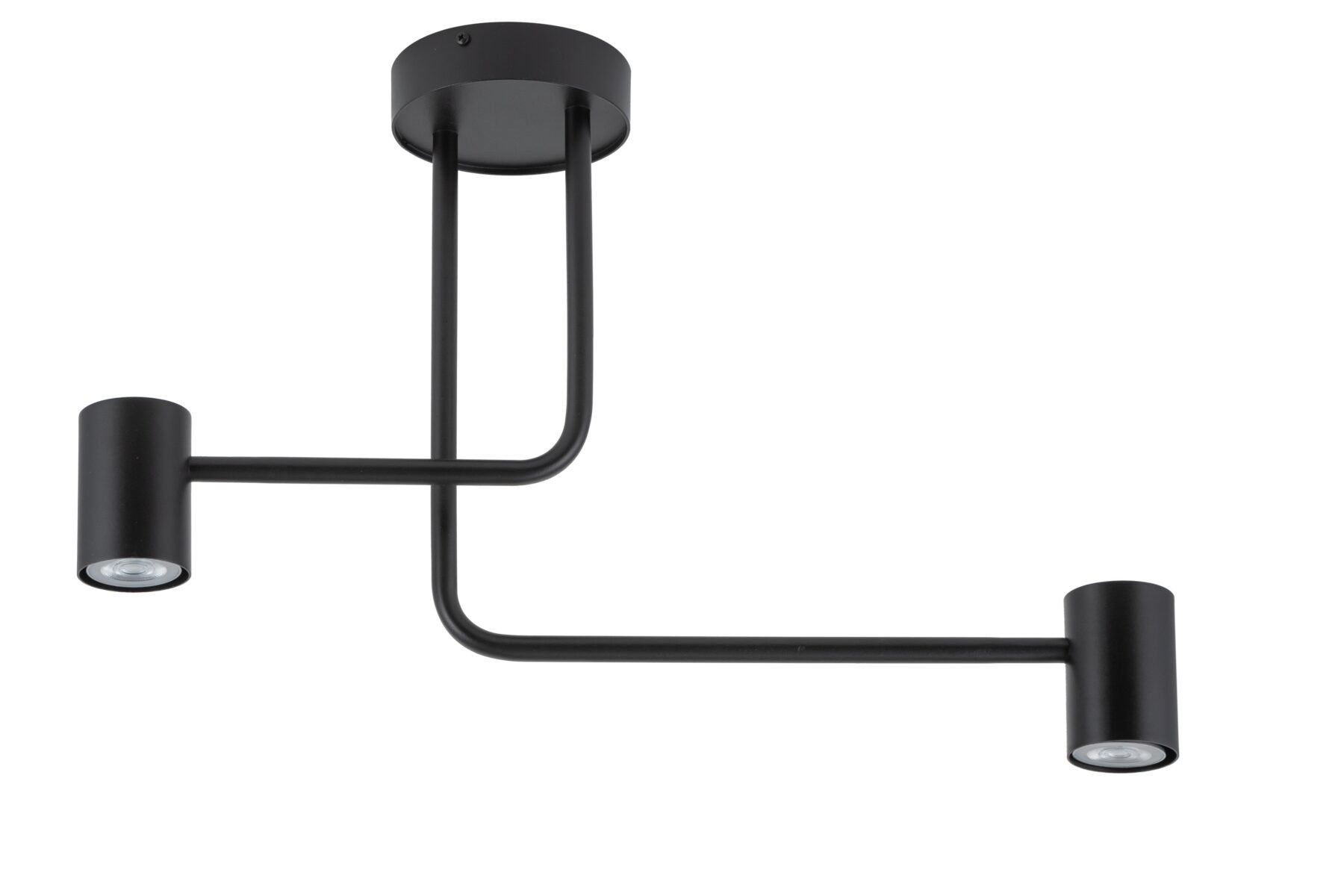 Lampa sufitowa wisząca Luis czarna 2xGU10x25W dekoracyjna wym: 39 x 60 x 13 cm metal SIGMA