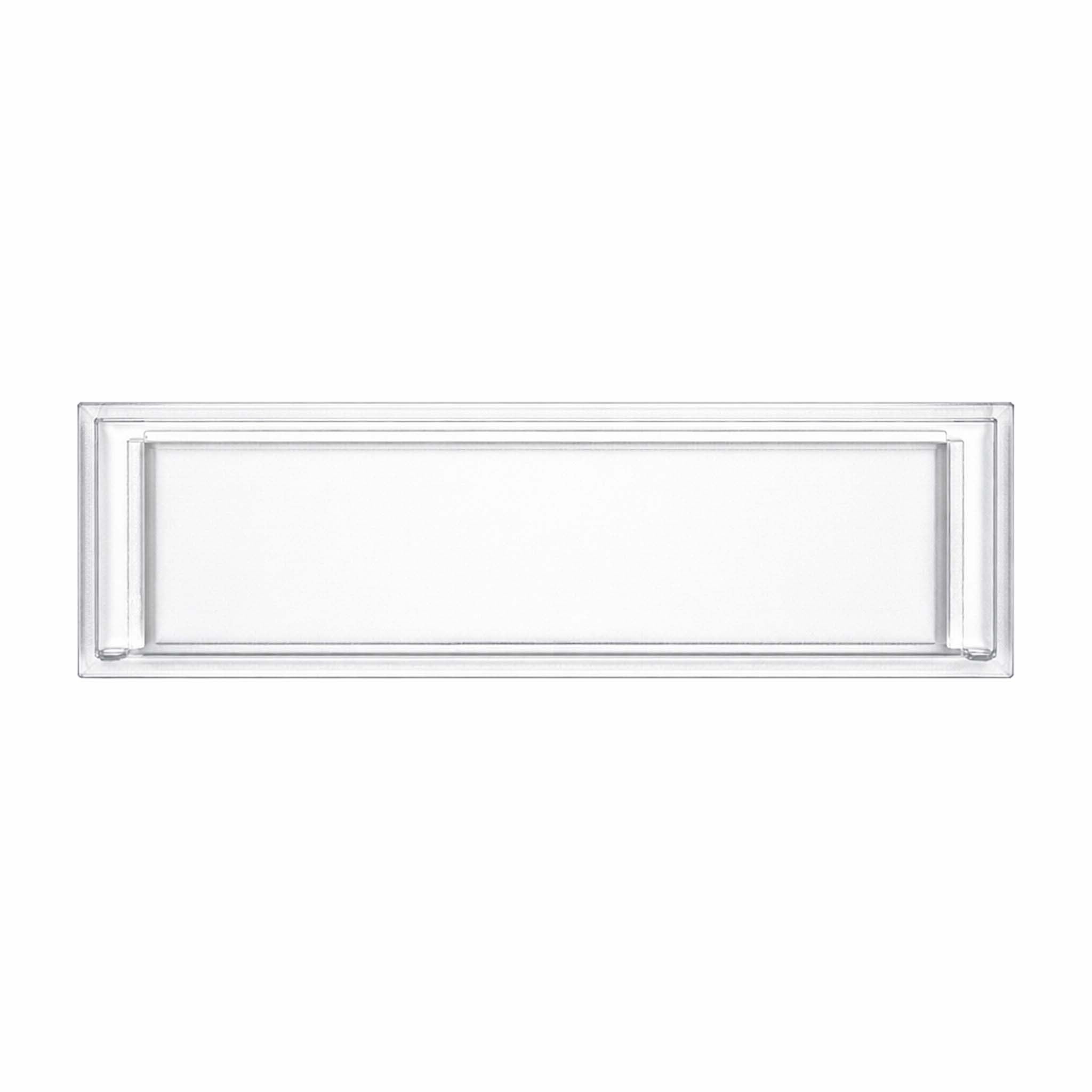Plaque couverture porte-nom – 92,5 x 28,5 mm – pour Découpe 89,5 x 24,5 mm – Boîte aux lettres, Boîte Wiltec - 7