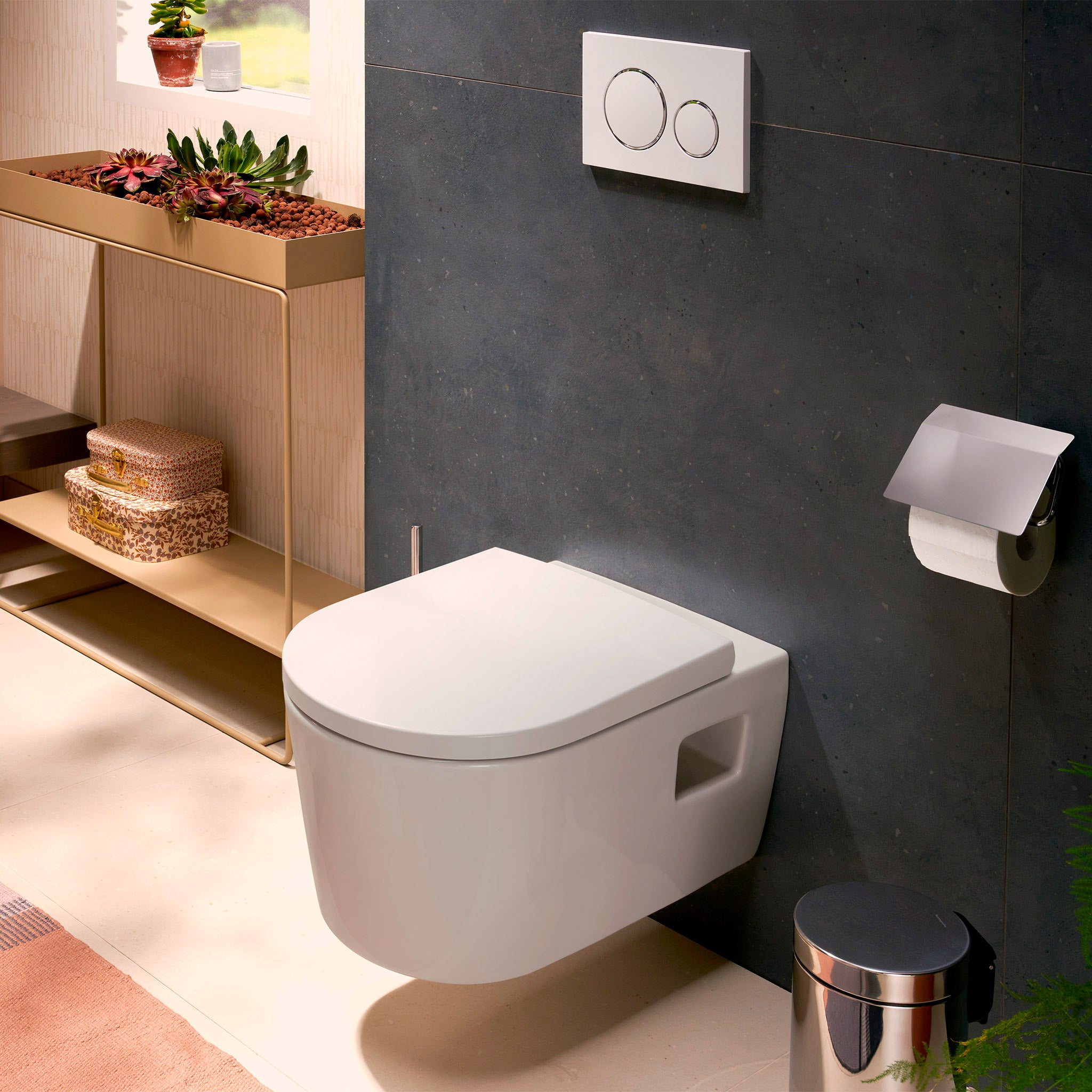 HANSGROHE Pack WC suspendu EluPura Original S sans bride avec