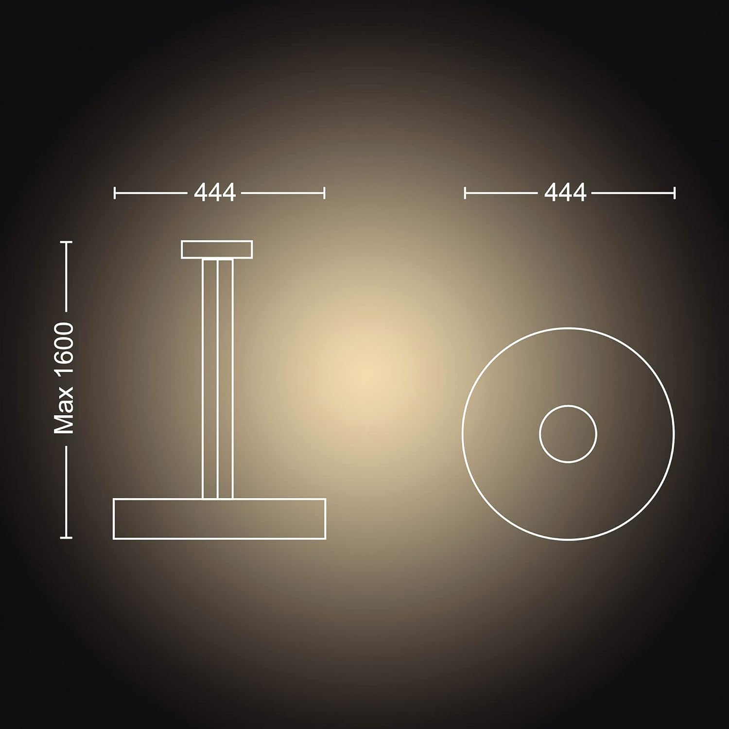 Suspension PHILIPS HUE White Ambiance FAIR Noir+tlc - 9