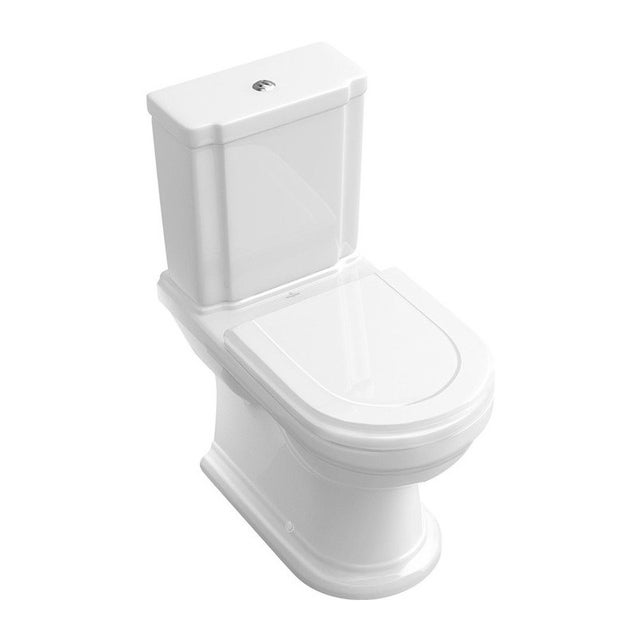 Hommage, Accessoires, mécanisme à touche DualFlush, eurolaiton, alimentation latérale ou arrière, En porcelaine sanitaire Blanc CeramicPlus