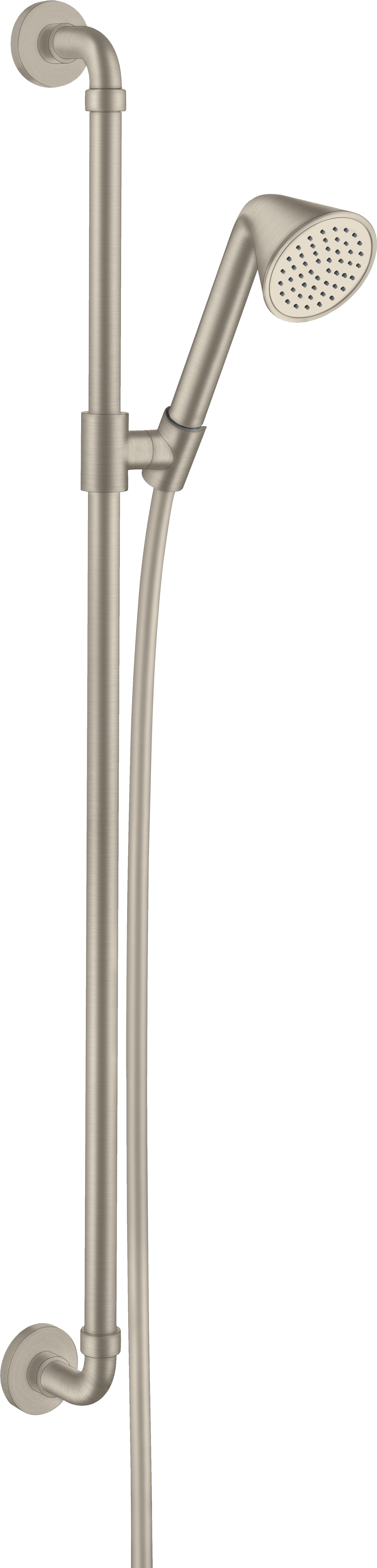 Hansgrohe axor set de ducha 0,90 m, con ducha manual 85 1jet, 26023820, color: brushed nickel