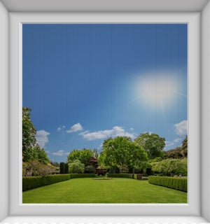 Zanzariera Per Finestre LIVAIA - 110x130 Cm, Bianca, Con Nastro Adesivo, Senza Trapano