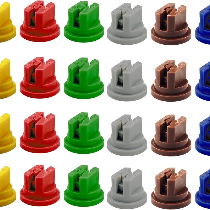 24 szt. plastikowych dysz rozpylających o kącie 110 stopni do rolnictwa i leśnictwa