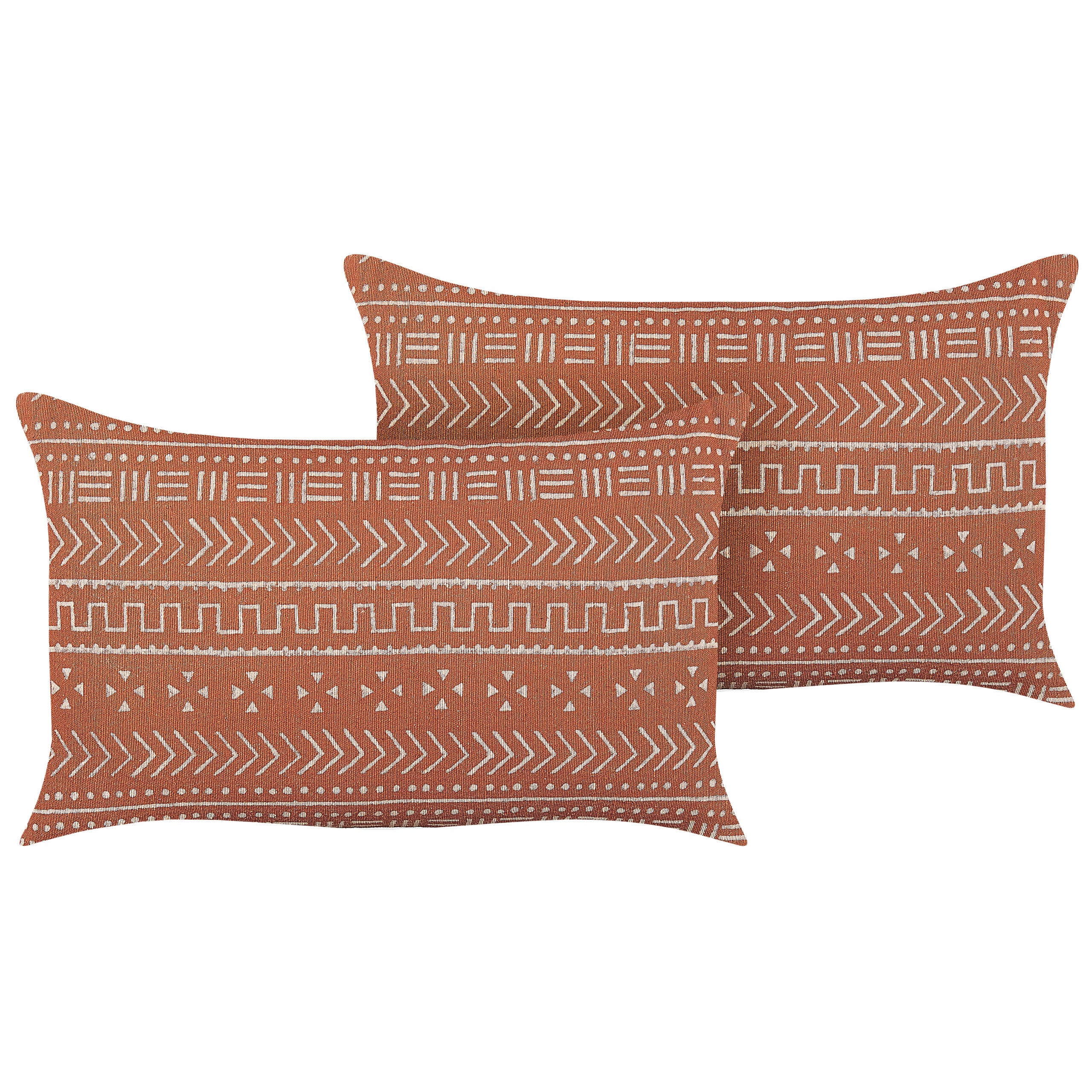 Lot De 2 Coussins En Velours Orange à Inscription Et Pompons 30 X 50 Cm Lithops 81503630 Lot De 2 Coussins En Velours Orange à Inscription Et Pompons 30 X 50 Cm Lithops 81503630