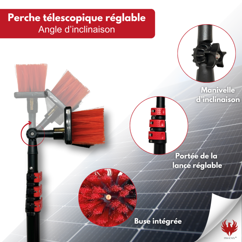 Perche télescopique de nettoyage - 6