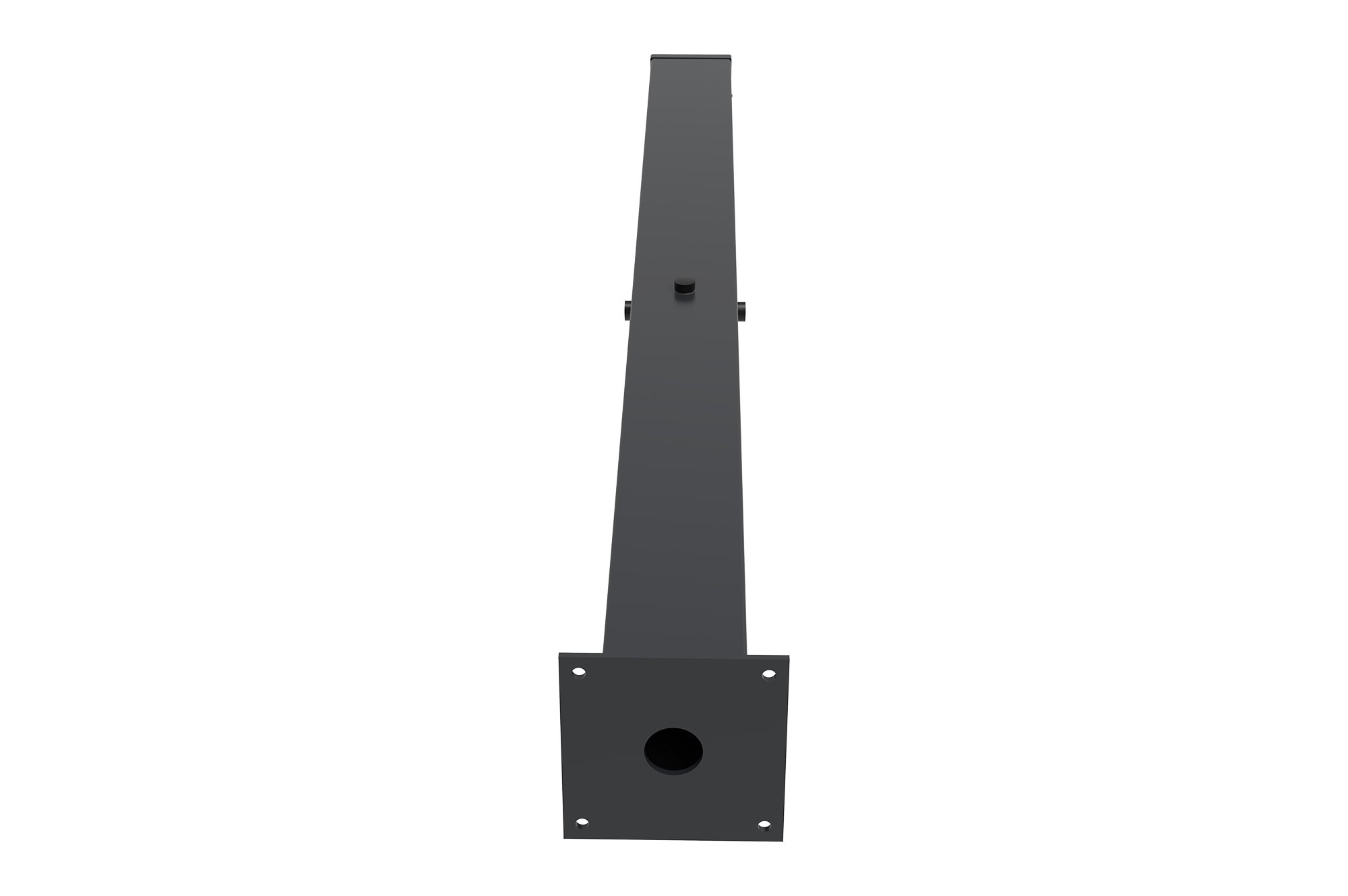 Lot de 2 poteaux en fer CARMO 15x15cm H.205cm noir - 4