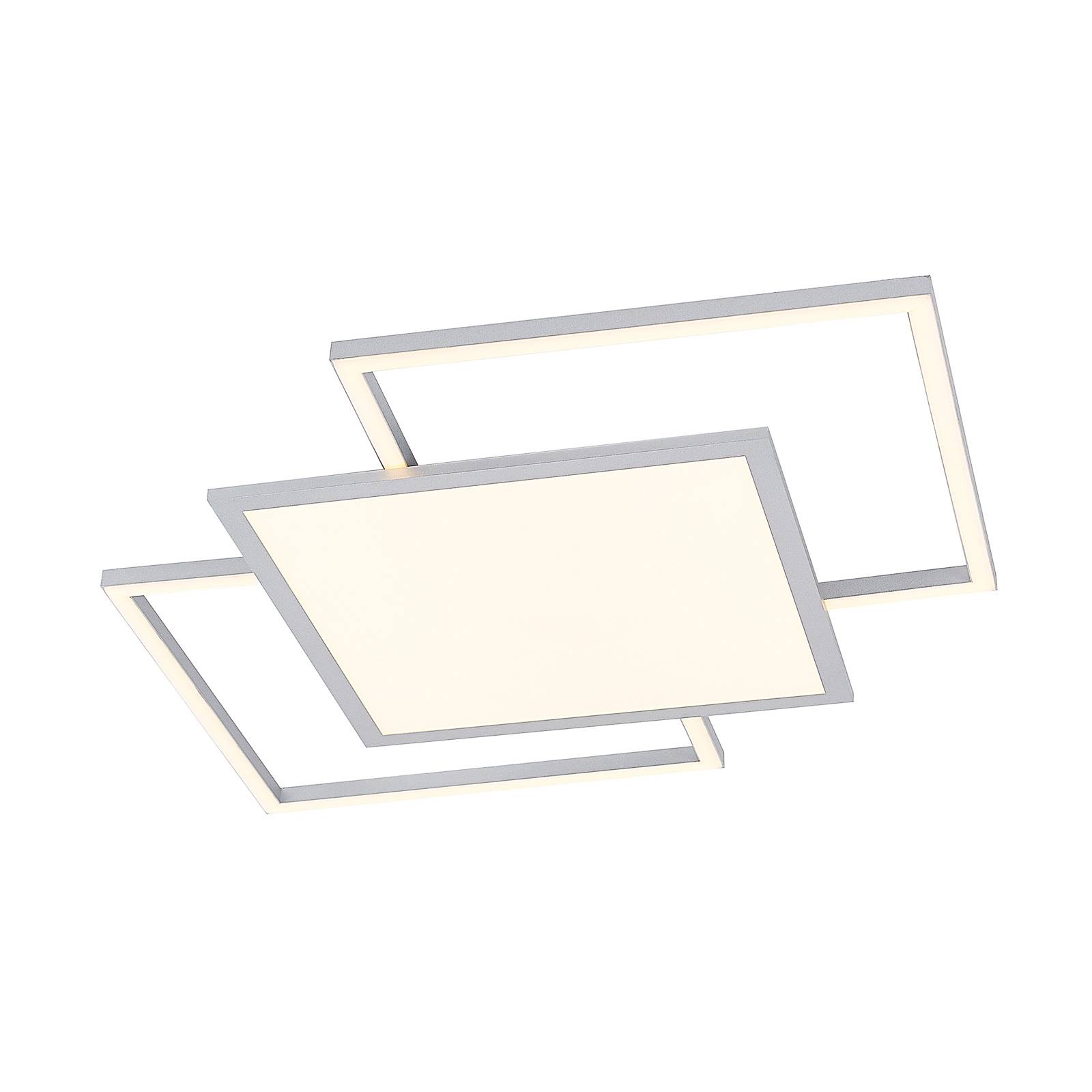 Lucande Ciaran plafonnier LED, carrés, CCT, Eclairage LED, Lampe LED ...
