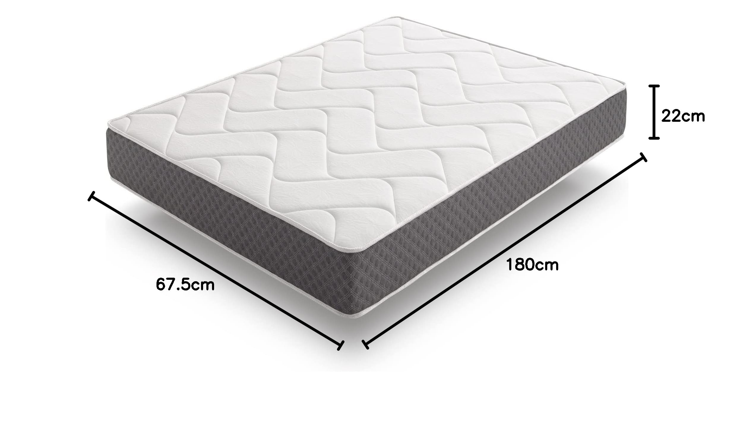 Colchón 160X200 Visco 22 Cm +/-2 Luxury Grafeno Therapy. - 3