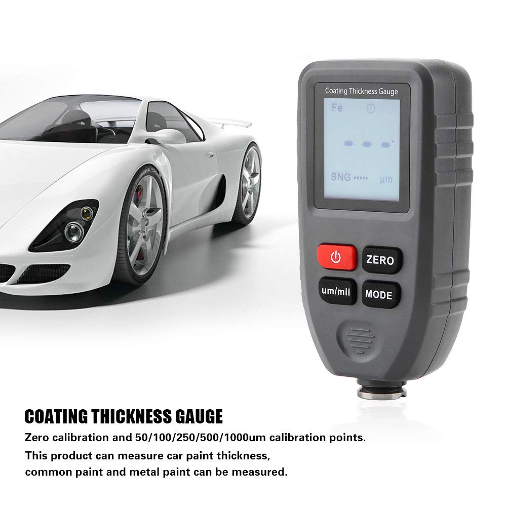 Testeur D'Épaisseur De Revêtement Numérique TC100 - Mesure Peinture Voiture 0.1µm à 1300µm - 7