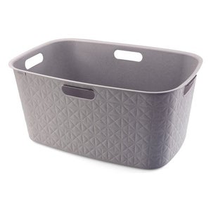 CURVER Boîte De Rangement à Roulettes Scotti 50L - Transparent/Gris, Idéale Maison Et Garage