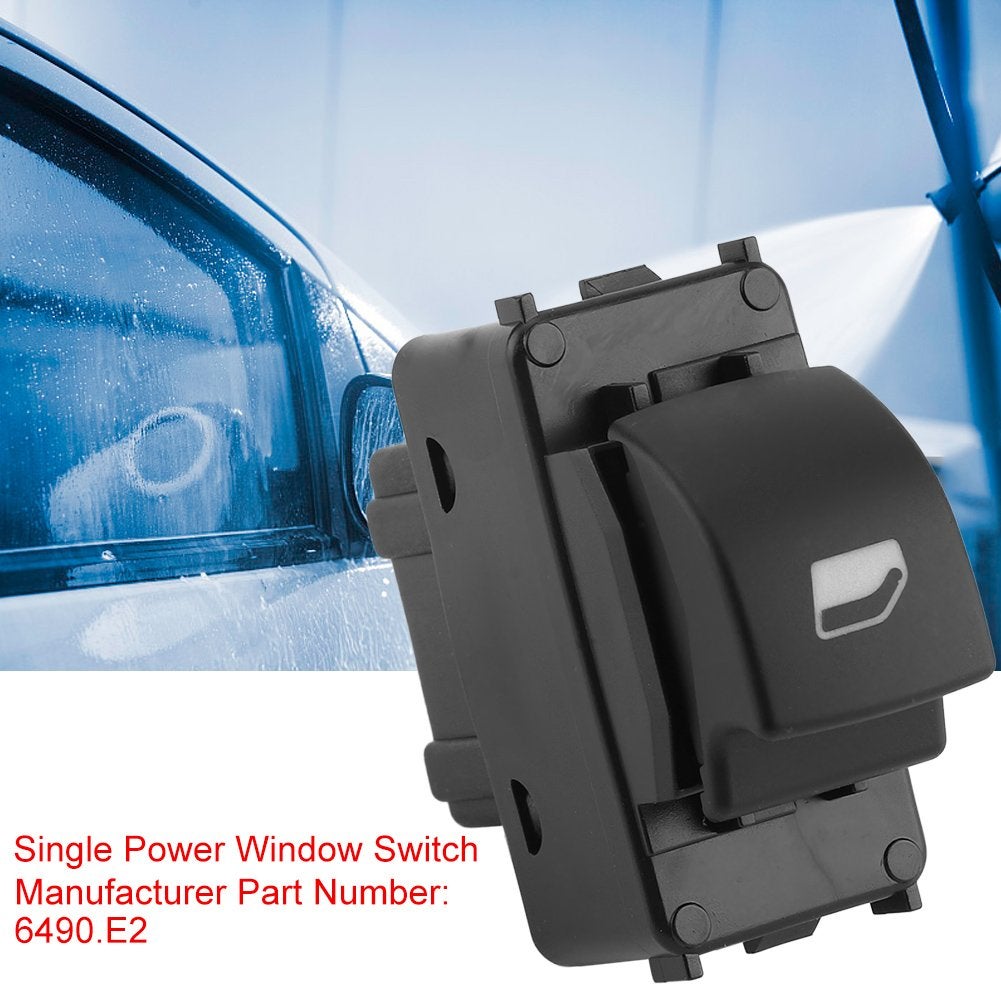 Interrupteur De Lève-vitre électrique Principal Pour Peugeot 207 (2006-2014) - Bouton De Commande Fenêtre Conducteur
