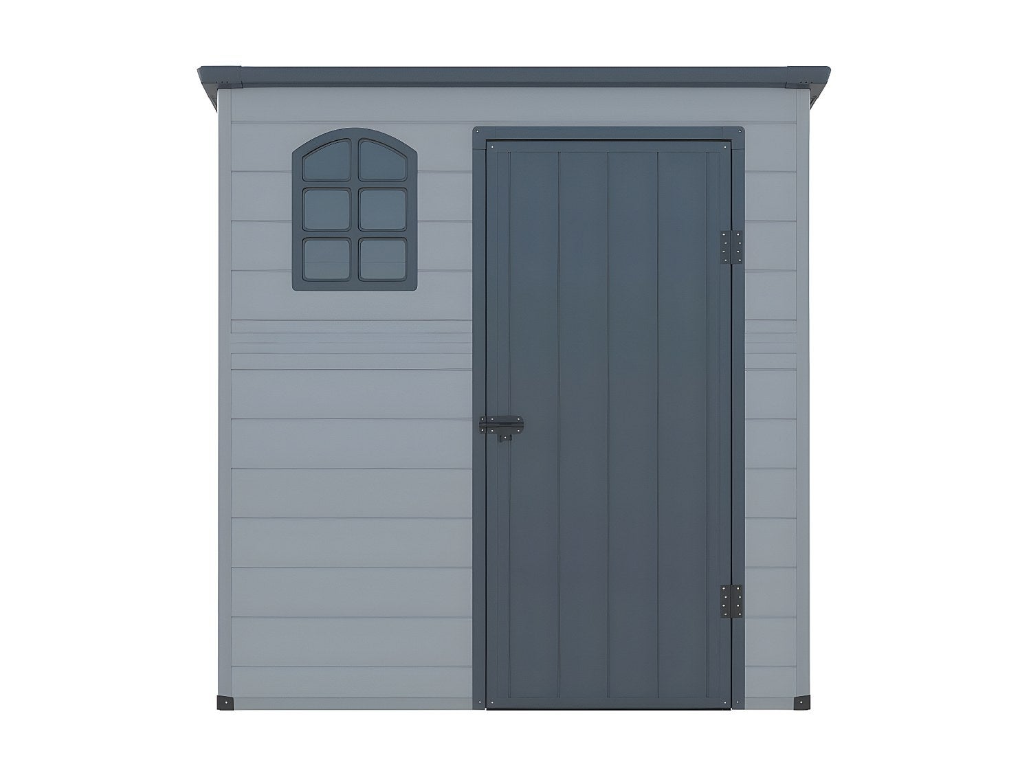 Casetta da giardino 2,12m² in Resina Antracite - NERIO - 5