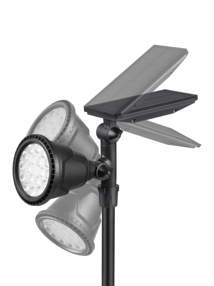 Spot Solaire Exterieur LED Iplux® Pro Performance 600 lumens - Durée de combustion 15 heures - 7