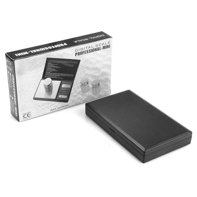 Báscula Digital de Precisión 0,01g 200g Pantalla LCD Peso de