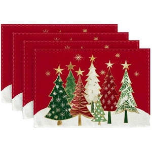 Sottobicchieri per albero di Natale in legno | Sottobicchieri resistenti